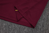 25-26 ARS Jujube red Short shirts and Long trousers Suit #C2558