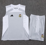 25-26 RMA Grey white Tank top and shorts suit #D25151