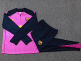 25-26 BAR Purple Kids Half Pull Tracksuit #E2506(童装)(半拉链)
