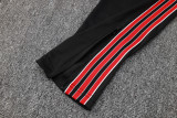25-26 Man Utd Black Half Pull Tracksuit #B2506(半拉链)
