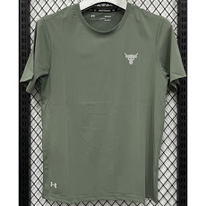 A222 UA Green High Quality Casual T-Shirt #牛头