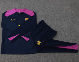 25-26 BAR Royal blue Kids Half Pull Tracksuit #E2502(童装)(半拉链)