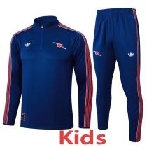 25-26 ARS Royal blue Kids Half Pull Tracksuit #E2512(童装)(半拉链)