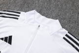 25-26 RMA White Kids Half Pull Tracksuit #E2508(童装)(半拉链)
