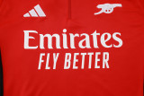 25-26 ARS Red Kids Half Pull Tracksuit #E2524(童装)(半拉链)