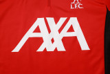25-26 LIV Red Kids Half Pull Tracksuit #E2534(童装)(半拉链)