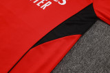 25-26 ARS Red Kids Half Pull Tracksuit #E2524(童装)(半拉链)