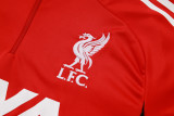 25-26 LIV Red Kids Half Pull Tracksuit #E2534(童装)(半拉链)
