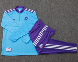 25-26 RMA Light blue Kids Half Pull Tracksuit #E2519(童装)(半拉链)