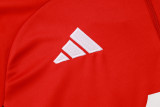 25-26 LIV Red Kids Half Pull Tracksuit #E2534(童装)(半拉链)