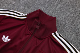 25-26 Ajax Jujube red Jacket Tracksuit #A2520