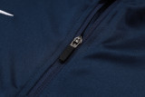 25-26 PSG Royal blue Half Pull Tracksuit #B2546(半拉链)