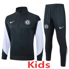 25-26 CHE Dark gray Kids Jacket Tracksuit #E2570(童装)