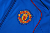 25-26 Man Utd Fancy blue Kids Jacket Tracksuit #E25103(童装)