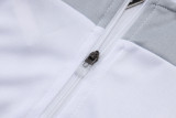 25-26 RMA White grey Half Pull Tracksuit #B2555(半拉链)