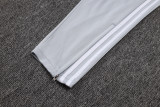 25-26 RMA White grey Half Pull Tracksuit #B2555(半拉链)