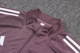 25-26 Man Utd Grey purple Kids Jacket Tracksuit #E2581(童装)