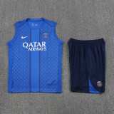 25-26 PSG Blue Tank top and shorts suit