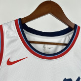 24-25 Clippers PAUL #3 White City Edition Top Quality Hot Pressing NBA Jersey