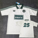 2025 Ad Oasis Joint Edition #25 White Polo Short Sleeve (绿边)