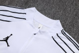 25-26 PSG Jordan White Half Pull Tracksuit #B2574(半拉链)