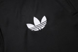 25-26 Germany Black Half Pull Tracksuit #B2579(半拉链)