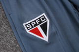 25-26 Sao Paulo Grey Red Half Pull Tracksuit #B2575(半拉链)