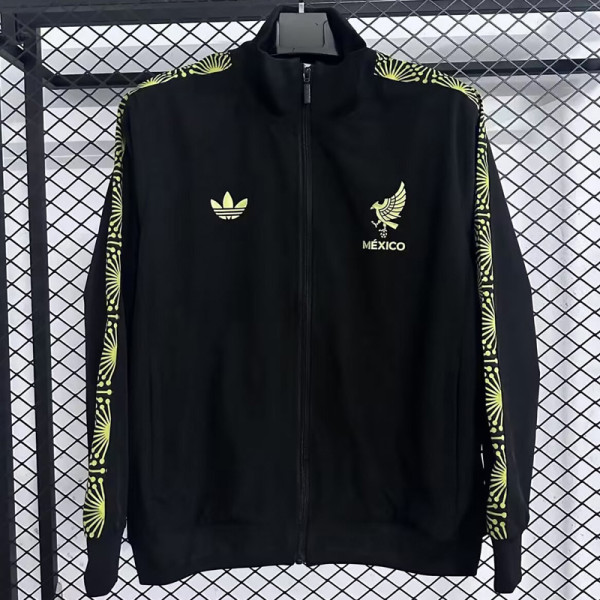 25-26 Mexico Black Windbreaker