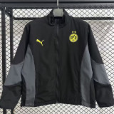 25-26 Dortmund Grey & Black Double Sided Windbreaker (双面风衣)