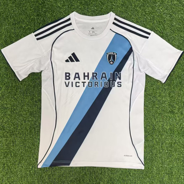 25-26 Paris FC Away Fans Soccer Jersey