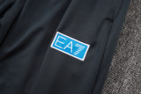 25-26 Napoli Blue Half Pull Tracksuit #B2588(半拉链)