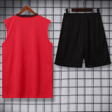 25-26 Flamengo Red Tank top and shorts suit