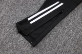 25-26 Argentina Black Kids Half Pull Tracksuit #E25130(童装)(半拉链)