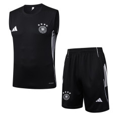 25-26 Germany Black Tank top and shorts suit #D25165