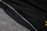 25-26 Argentina Black Kids Half Pull Tracksuit #E25130(童装)(半拉链)