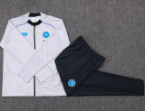 25-26 Napoli Light gray Kids Jacket Tracksuit #E25159(童装)