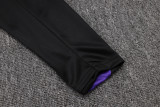 25-26 BAR Black Half Pull Tracksuit #B2558(半拉链)