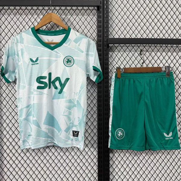 25-26 Ireland Away Kids Soccer Jersey