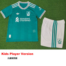 25-26 LIV Third Kids Player Version Soccer Jersey (球员童装)