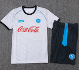 25-26 Napoli Light gray Training Short Suit #D25181