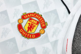 25-26 Man Utd White Tank top and shorts suit