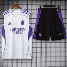 25-26 RMA White Tank top and shorts suit