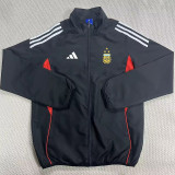 25-26 Argentina Black Windbreaker #三星