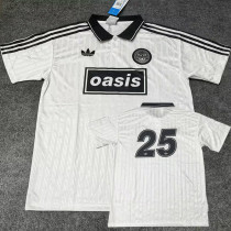 2025 Ad Oasis Joint Edition #25 White Polo Short Sleeve (黑边)