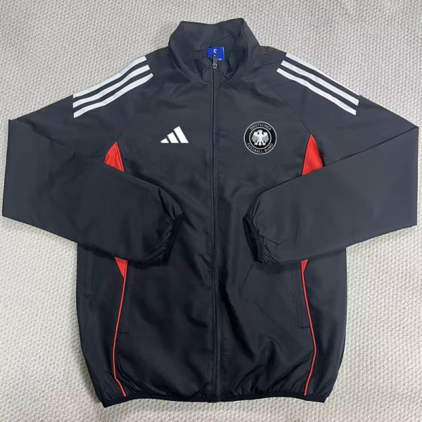 25-26 Germany Black Windbreaker