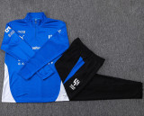 25-26 Al-Hilal Blue Kids Half Pull Tracksuit #E25169(童装)(半拉链)