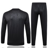 25-26 BAR Black Kids Half Pull Tracksuit #E25165(童装)(半拉链)