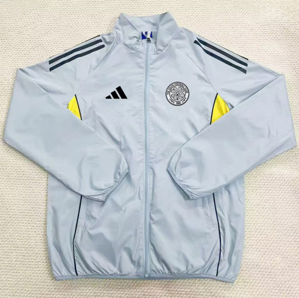 25-26 Celtic Light gray Windbreaker (黑边)