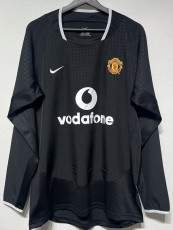 2003-2004 Man Utd Away Long Sleeve Retro Soccer Jersey (长袖)