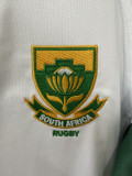 2025 South Africa White Rugby Jersey (圆领)
